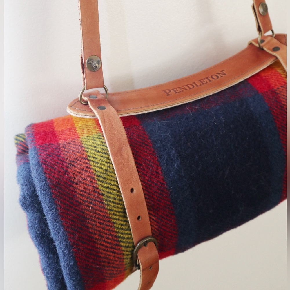 Pendleton Plaid Wool Throw Blanket